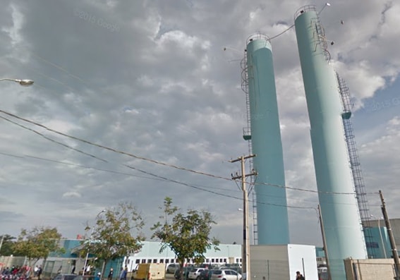 Caixa d'água da CONTAX - Londrina - PR - Limpeza já realizada.